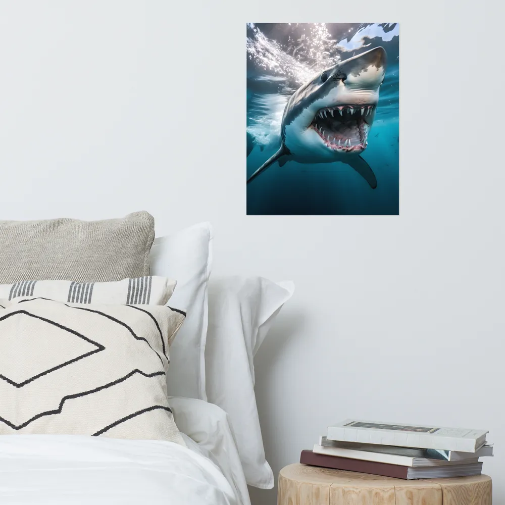 Majesty of the Ocean: The Great White Shark | Poster | 16″×20″