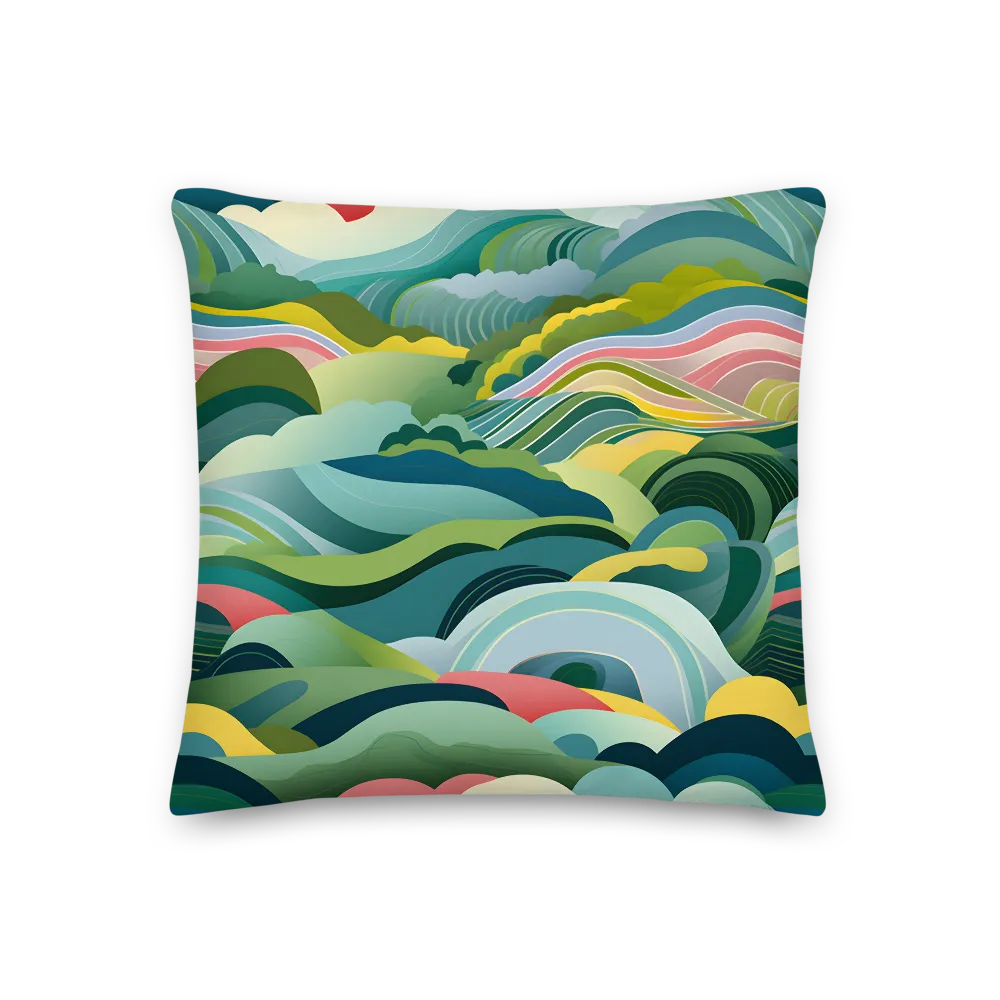 Waves of Serenity | Pillow | 18″×18″