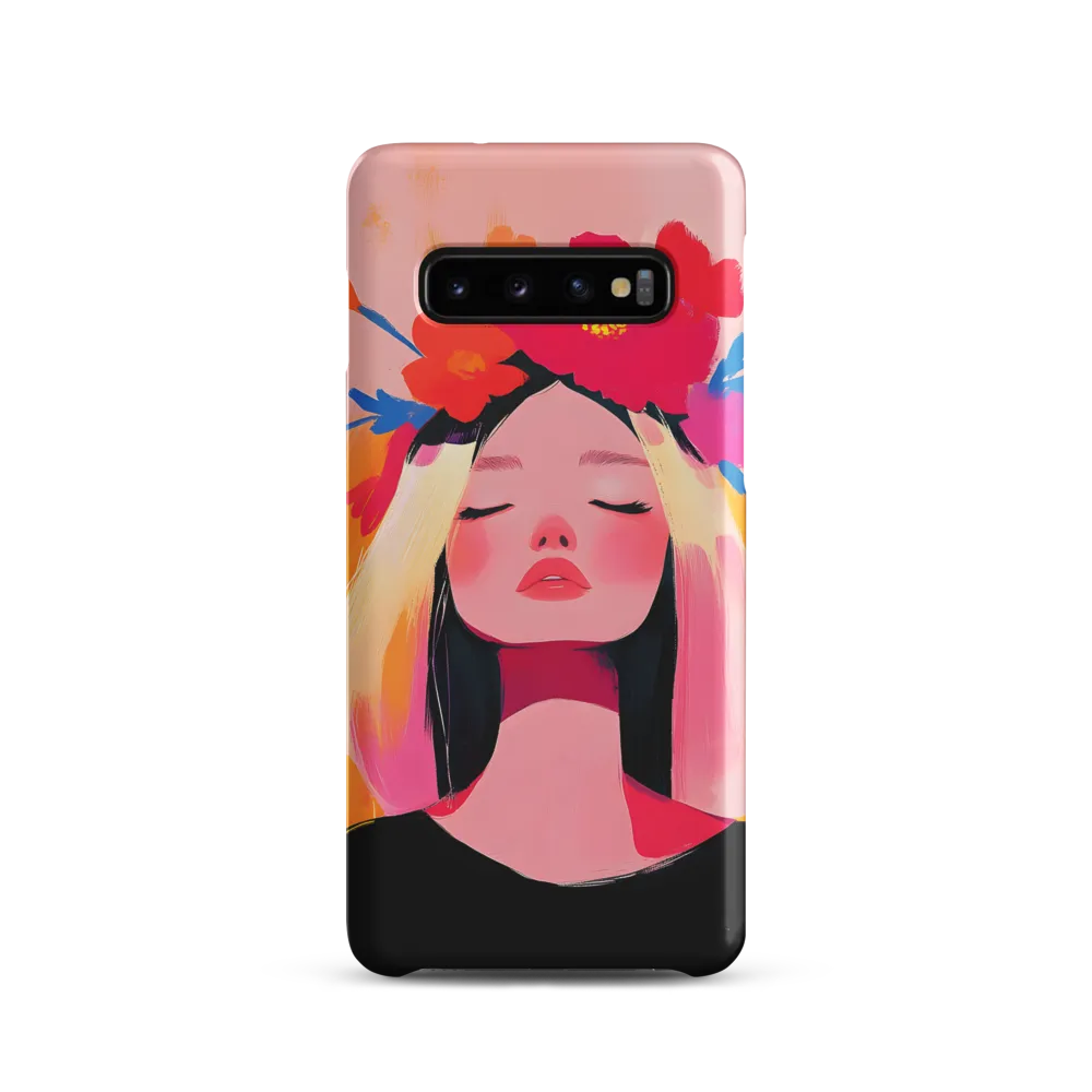 Floral Serenity | Phone Case |  S10 | Snap Case | Matte