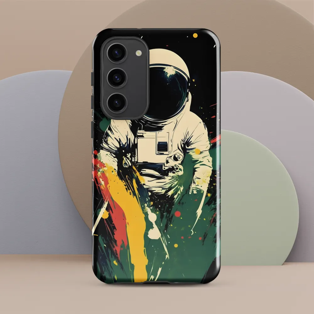 Cosmic Splash: The Astronaut's Journey