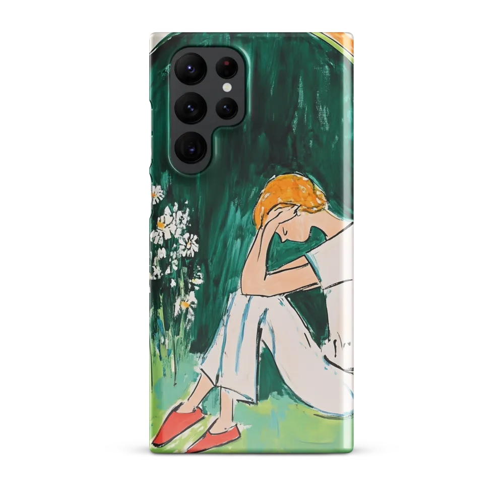 Silent Sorrow | Phone Case |  S22 Ultra | Snap Case | Glossy