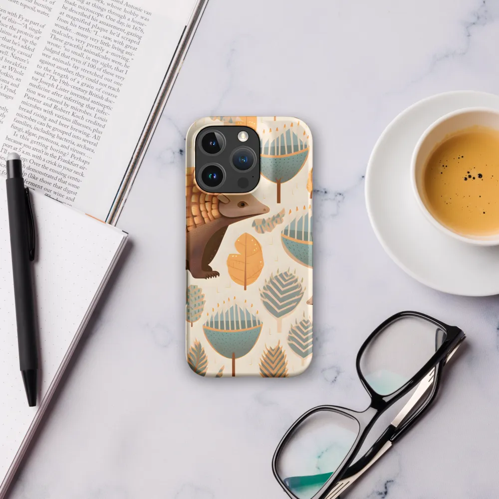 Pangolins in a Whimsical Habitat | Phone Case |  16 Pro | Snap Case | Matte
