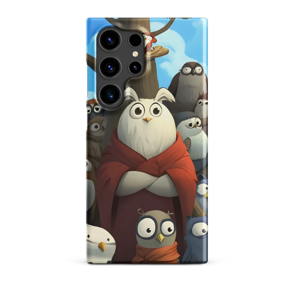 The Gathering of Owls | Phone Case |  S24 Ultra | Snap Case | Matte