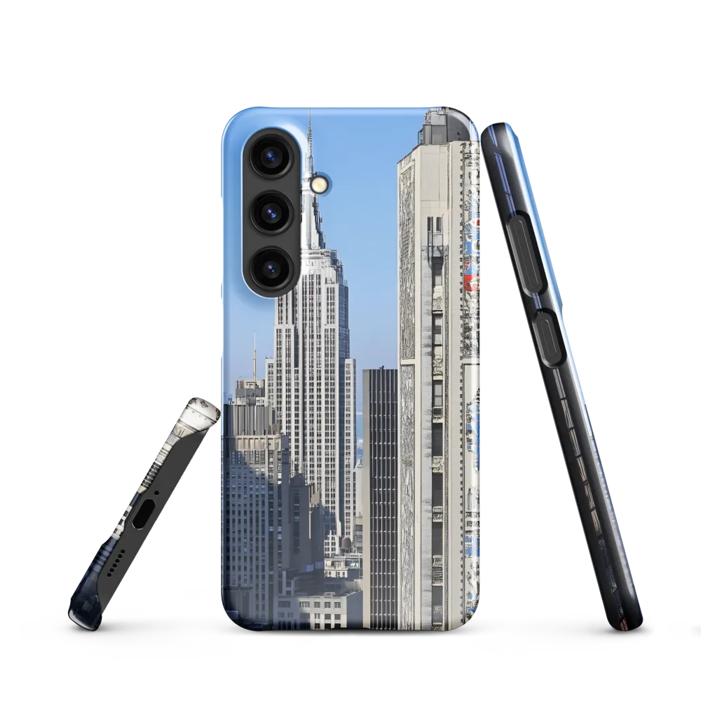 Urban Elegance: New York's Iconic Skyline | Phone Case |  S24 | Snap Case | Glossy