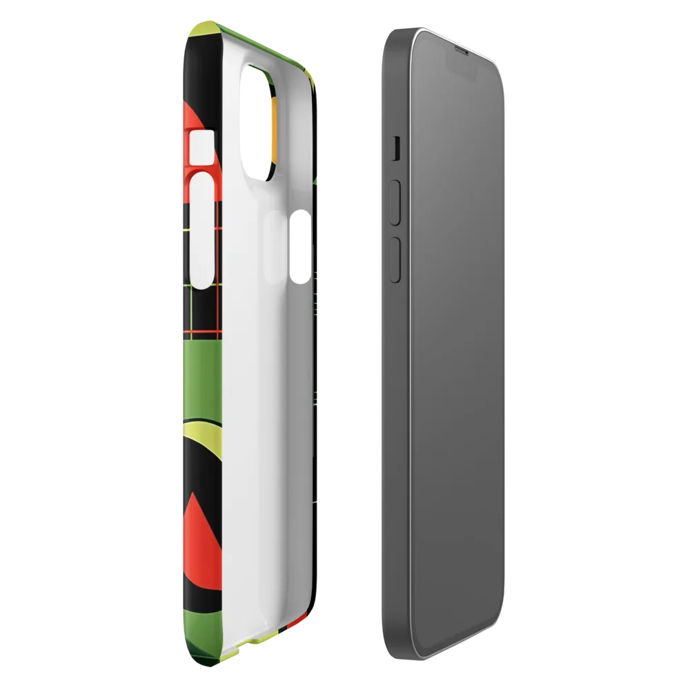 Geometric Harmony | Phone Case |  14 Plus | Snap Case | Glossy