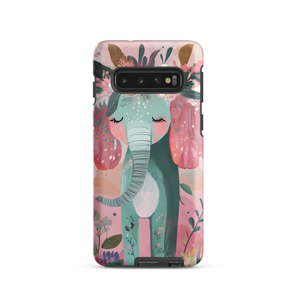 Whimsical Elephant in Bloom