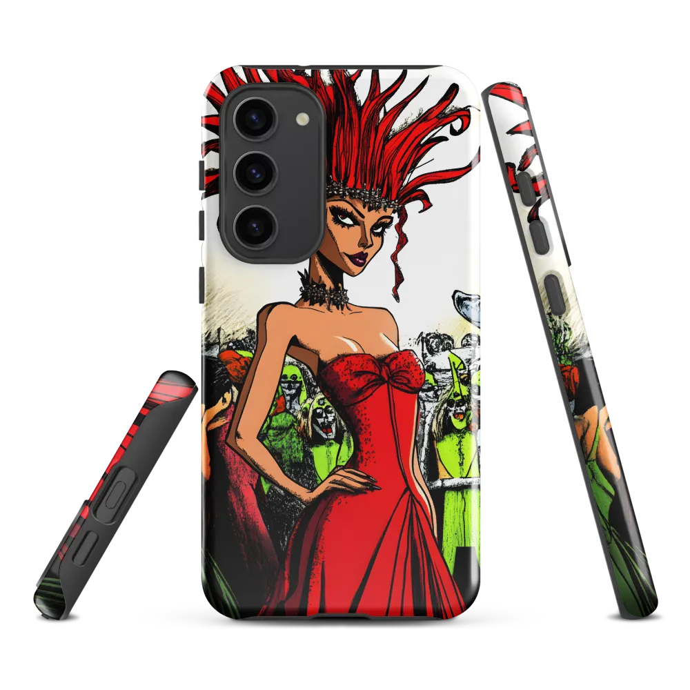 Fiery Elegance: A Fashion Statement