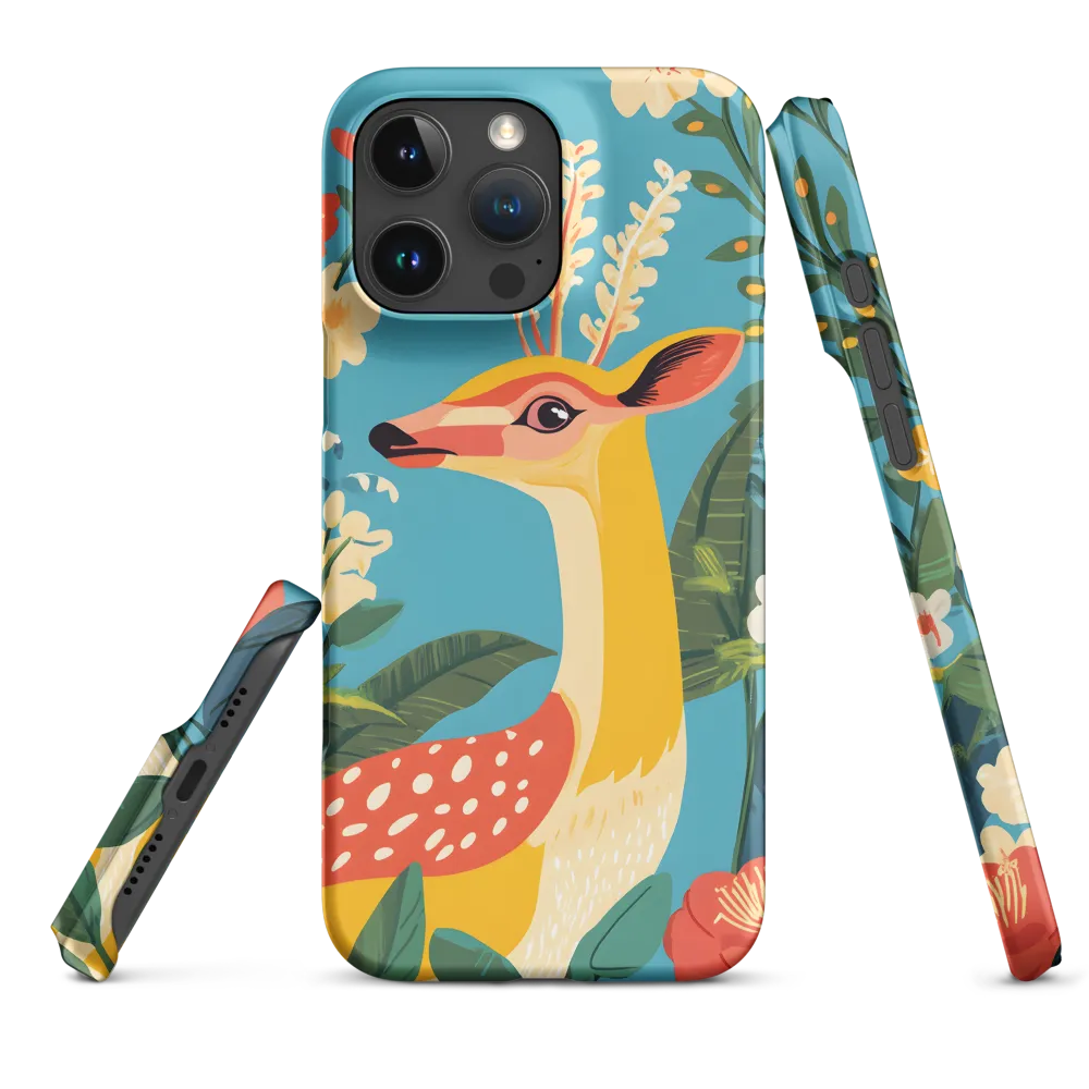 Serene Majesty: A Vibrant Deer Amidst Flora
