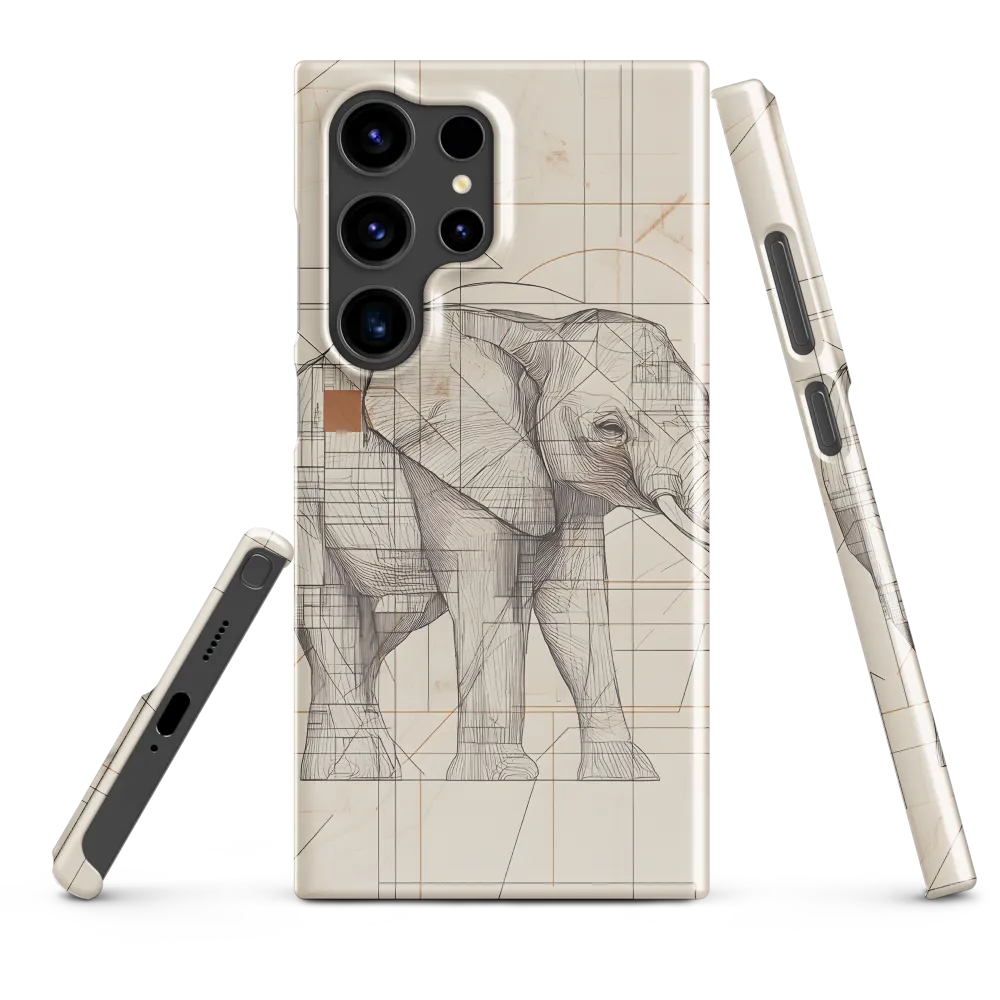 Geometric Elegance: The Steel Elephant
