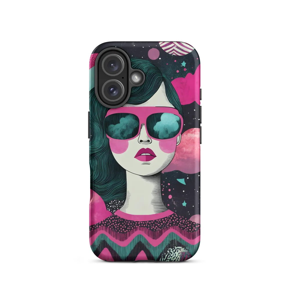 Chic Dreams: A Pop Art Portrait | Phone Case |  16 | Tough Case | Matte