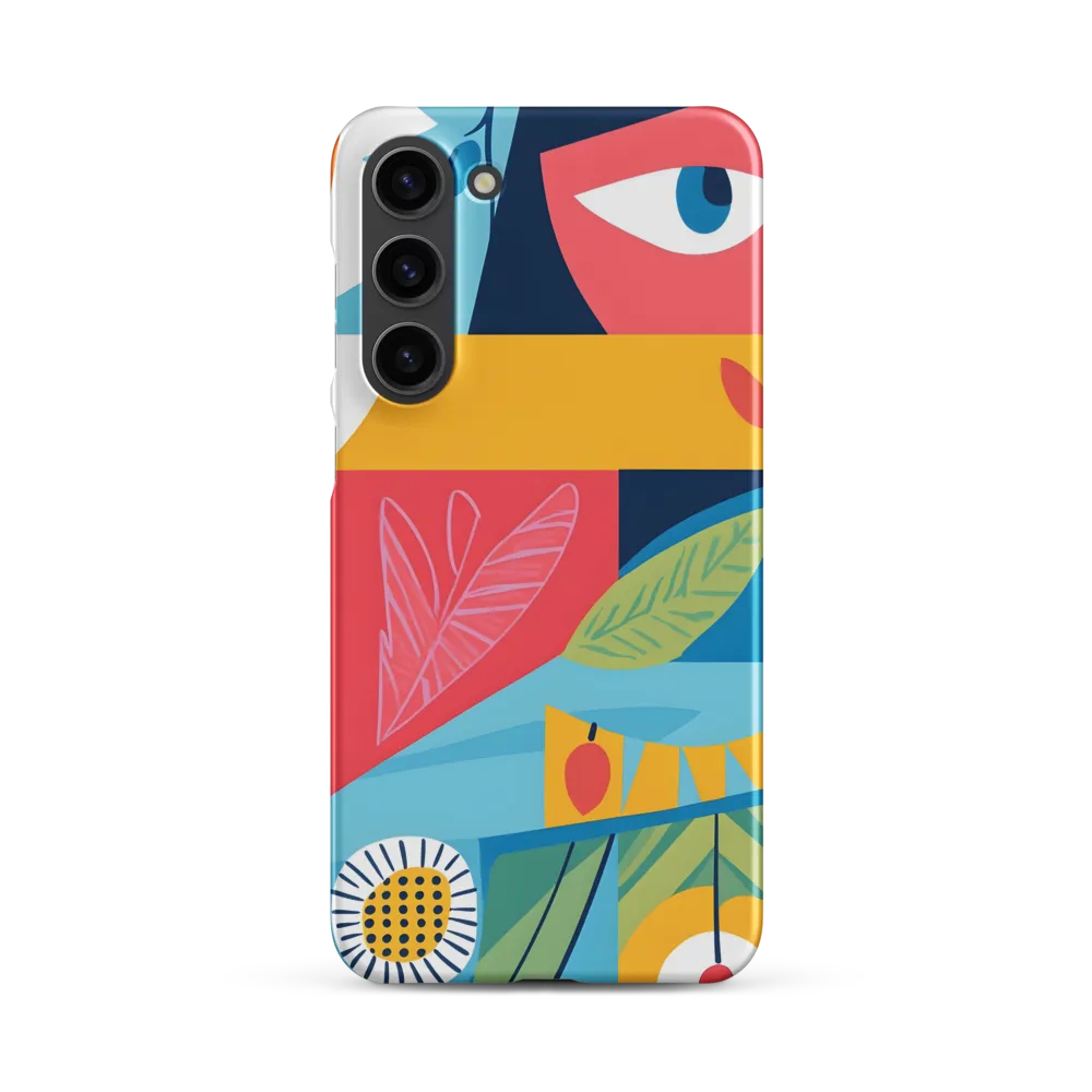 Vibrant Geometric Visage