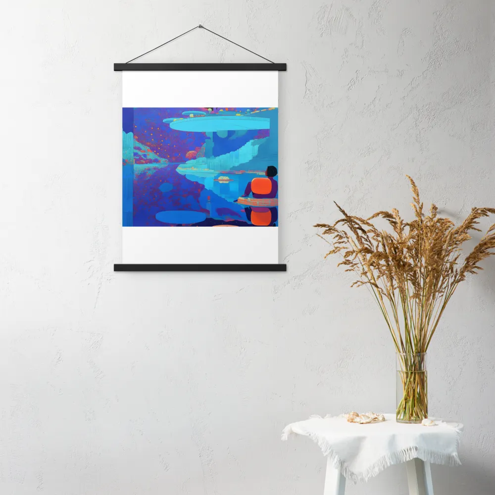 Reflections of Serenity | Poster With Black Wood Hanger | 18″×24″