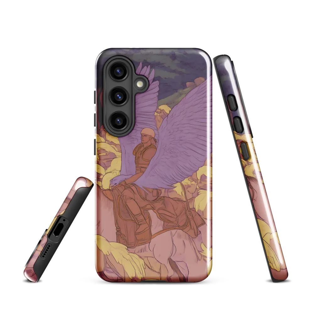 The Winged Guardian | Phone Case |  S24 | Tough Case | Glossy