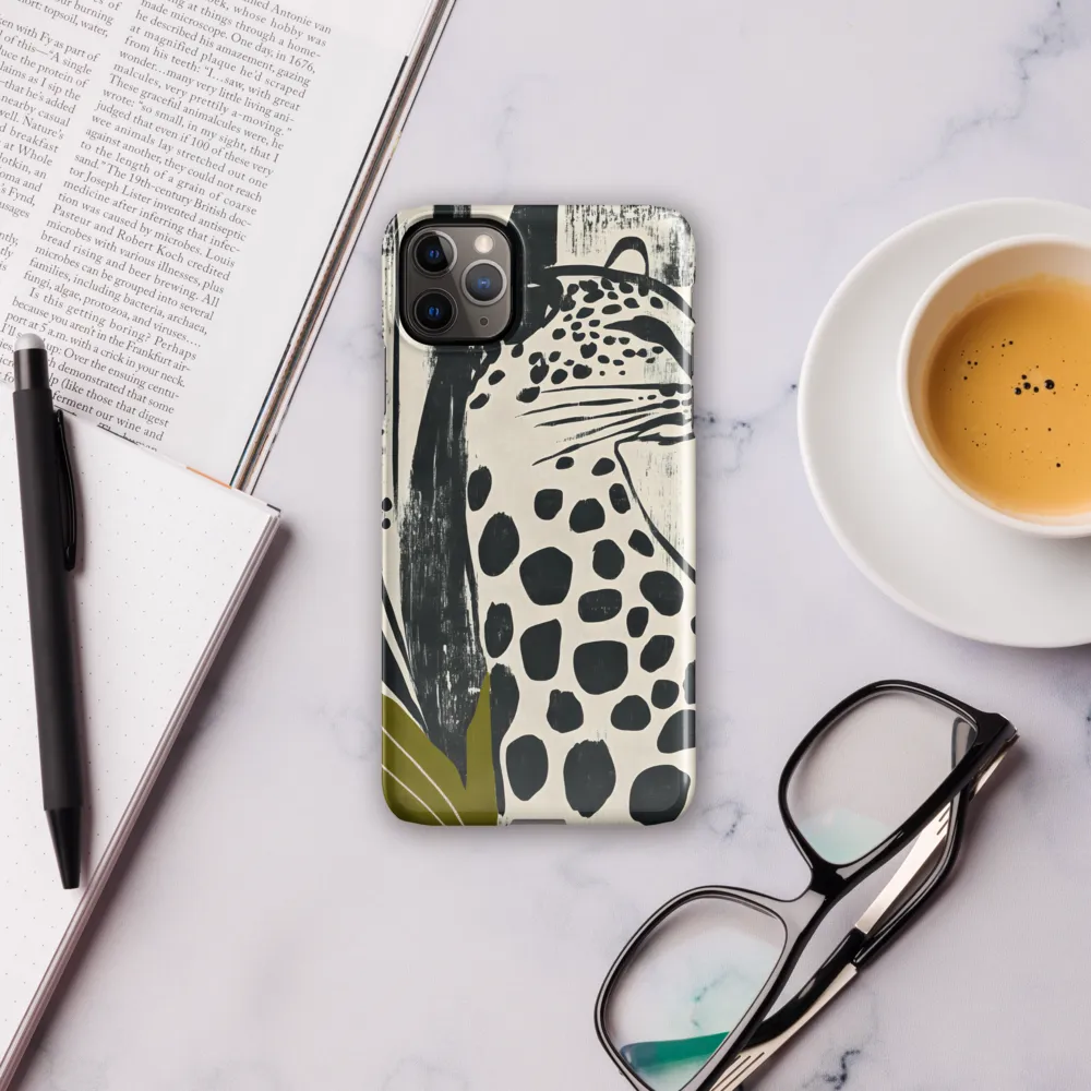 Leopard in Silhouette: A Modern Appeal | Phone Case |  11 Pro Max | Snap Case | Glossy