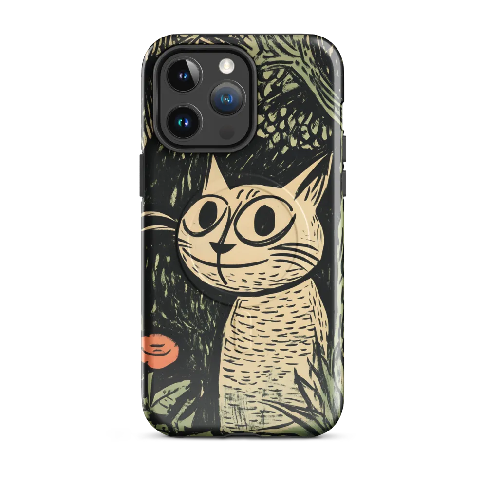Whimsical Cat in the Forest