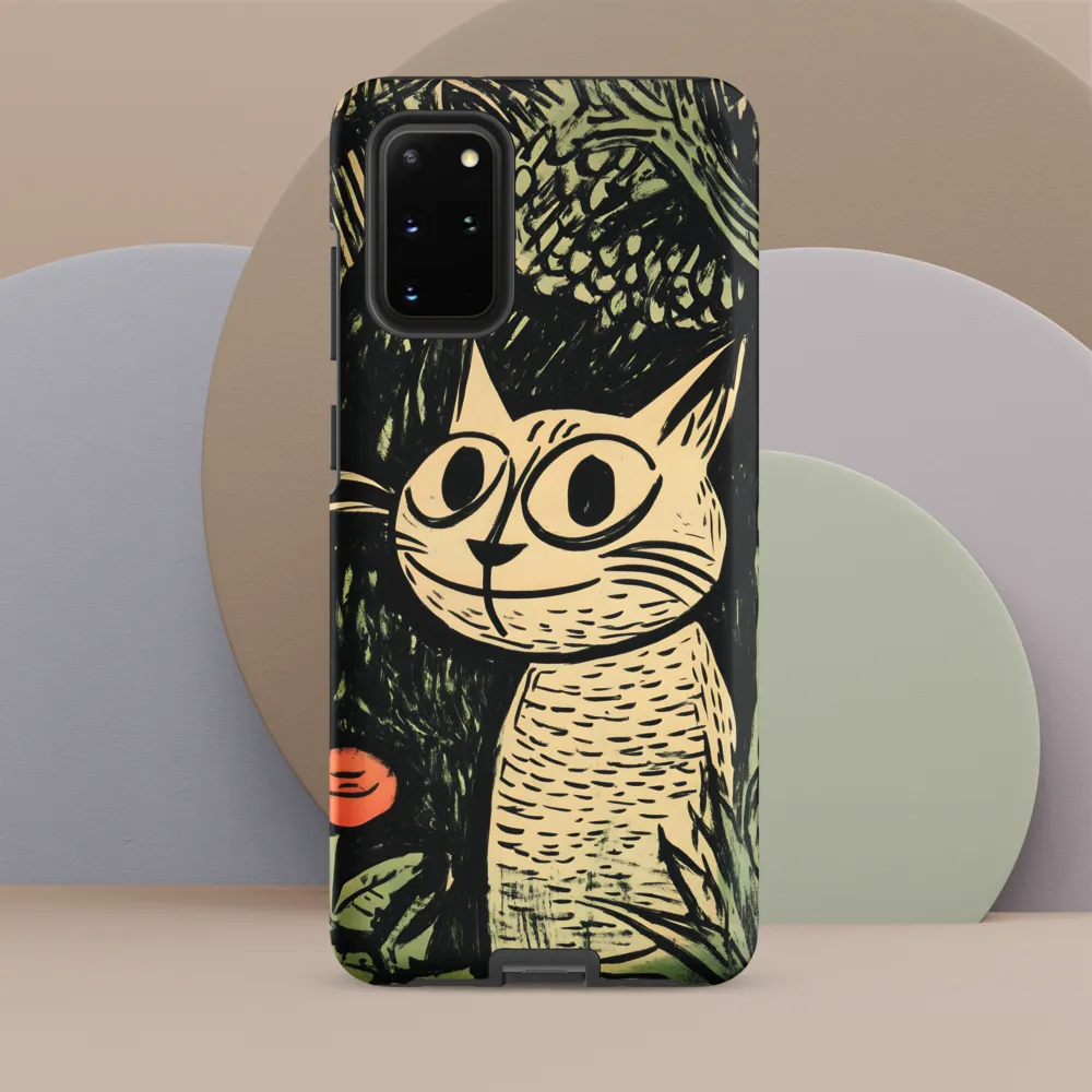 Whimsical Cat in the Forest