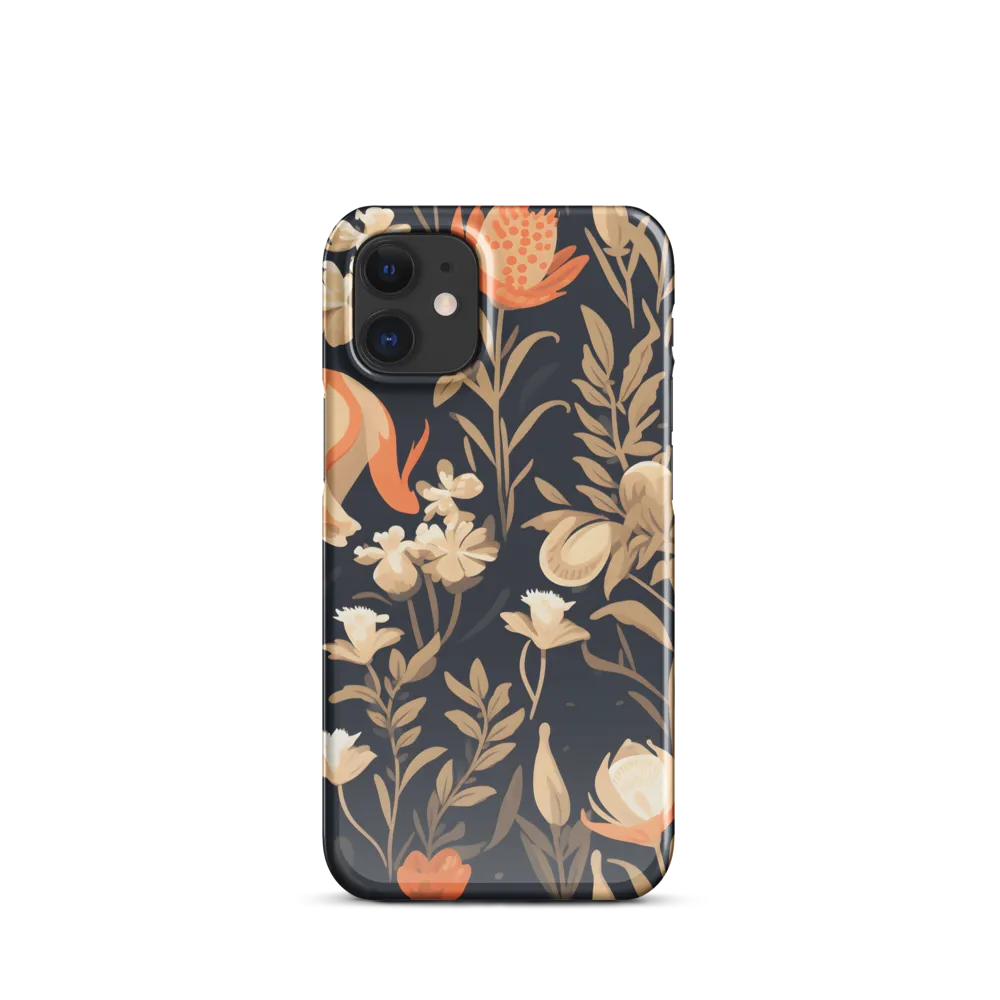Floral Harmony: A Dance in the Dark