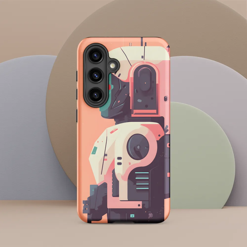 Futuristic Astronaut Bot | Phone Case |  S24 | Tough Case | Matte