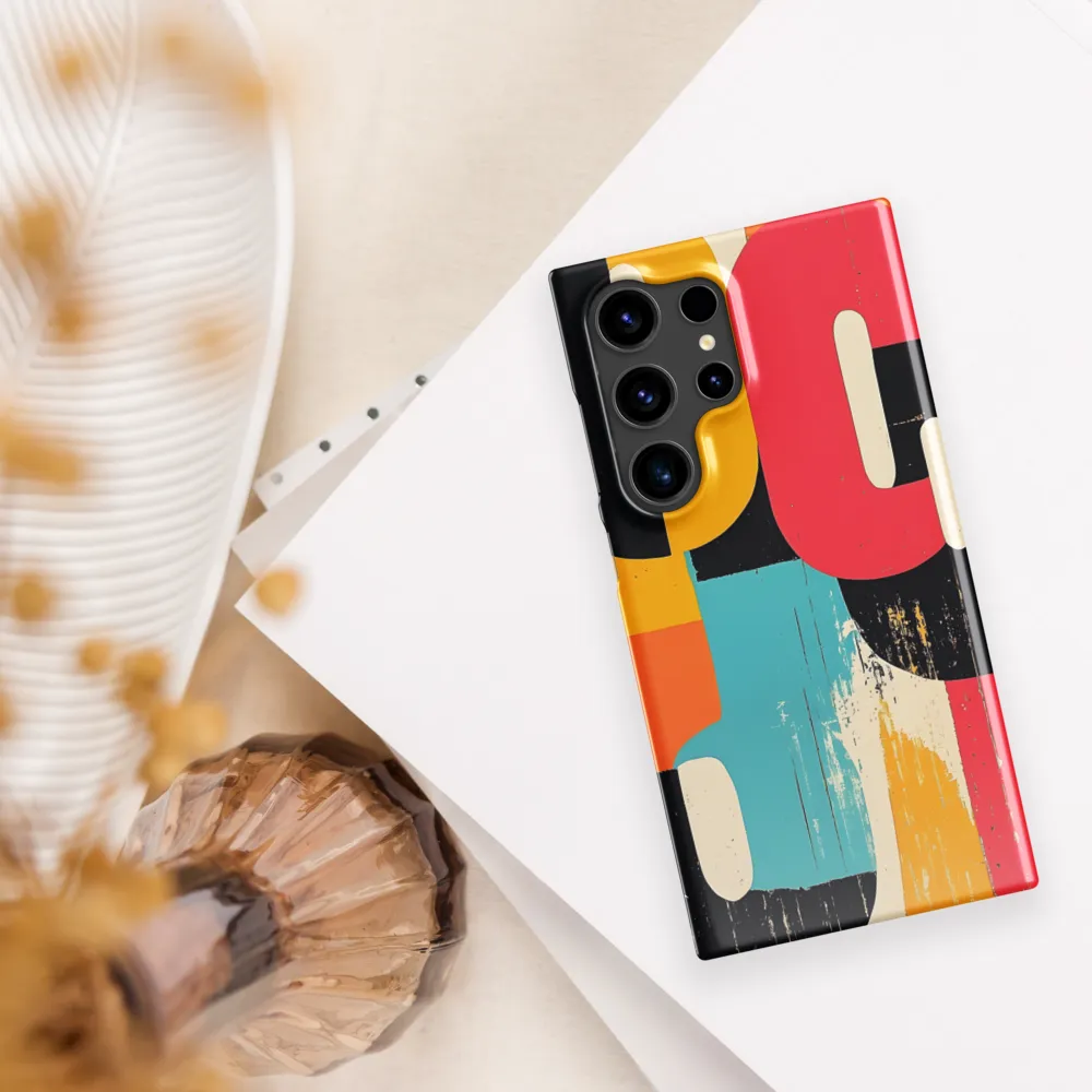 Colorful Curves: Numbers in Harmony | Phone Case |  S24 Ultra | Snap Case | Glossy