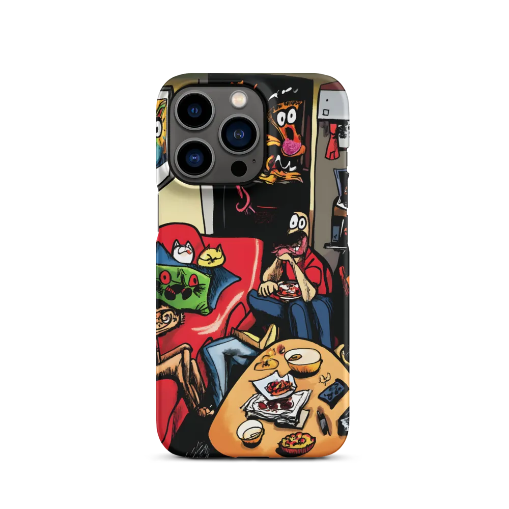 Whimsical Gathering in a Colorful Realm | Phone Case |  13 Pro | Snap Case | Matte