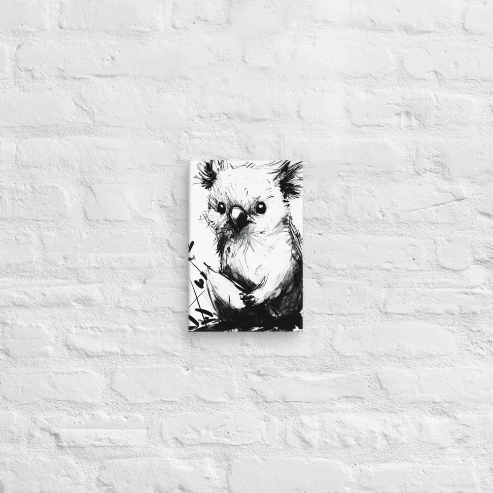 Whimsical Koala in Ink | Canvas | 8″×12″