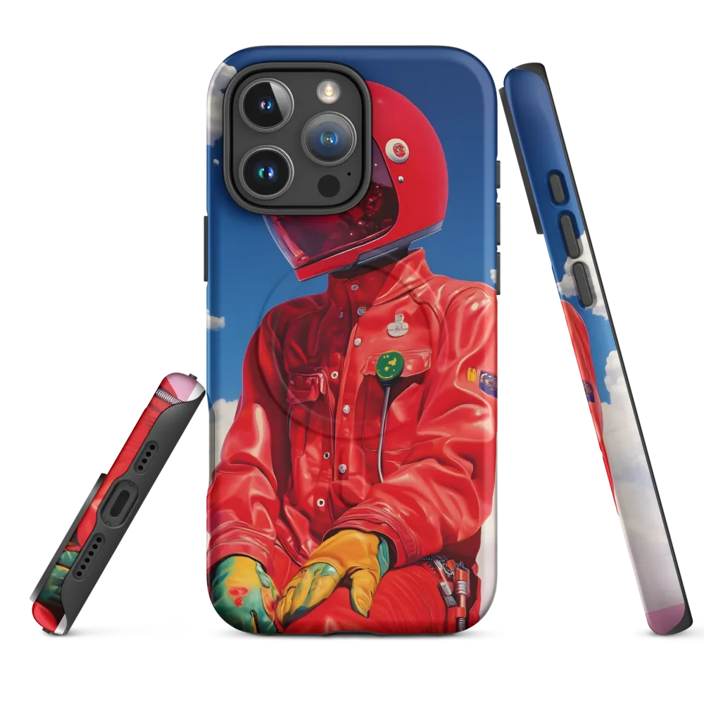 Astronaut in Crimson