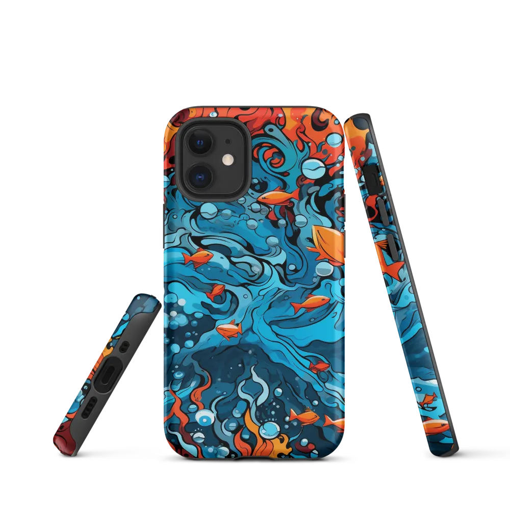 Fluid Harmony: Ocean and Flames