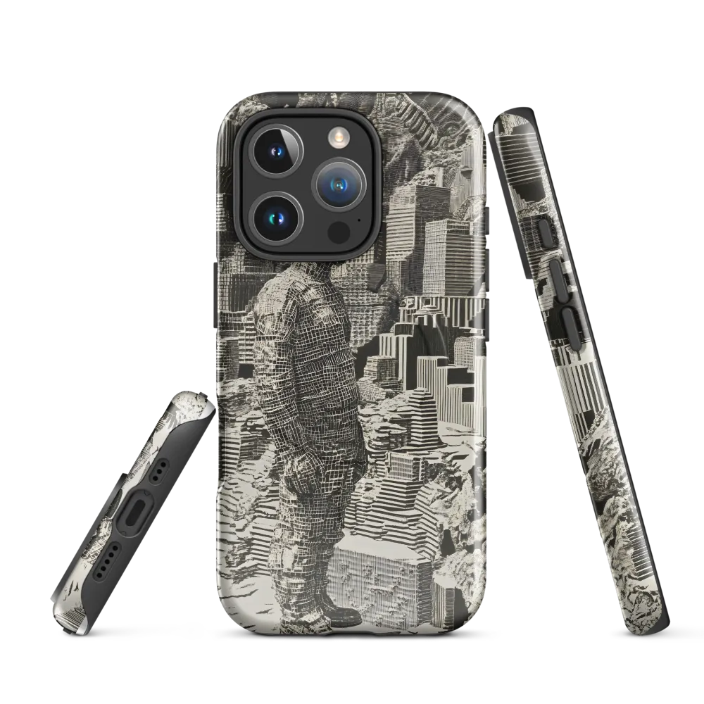Contemplation in an Abstract Landscape | Phone Case |  16 Pro | MagSafe® Tough Case | Glossy