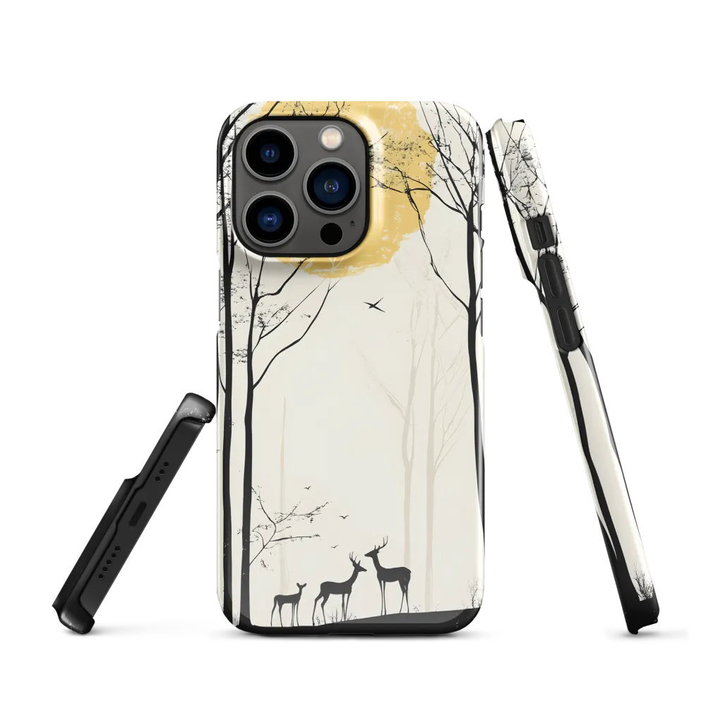 Silhouetted Serenity | Phone Case |  13 Pro | Snap Case | Glossy