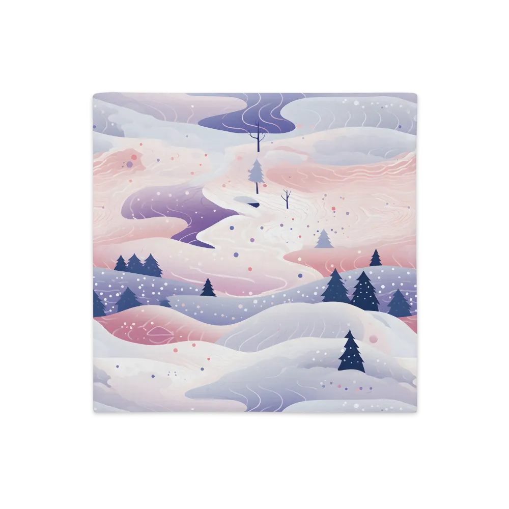 Dreamy Winter Landscape | Pillow Case | 18″×18″