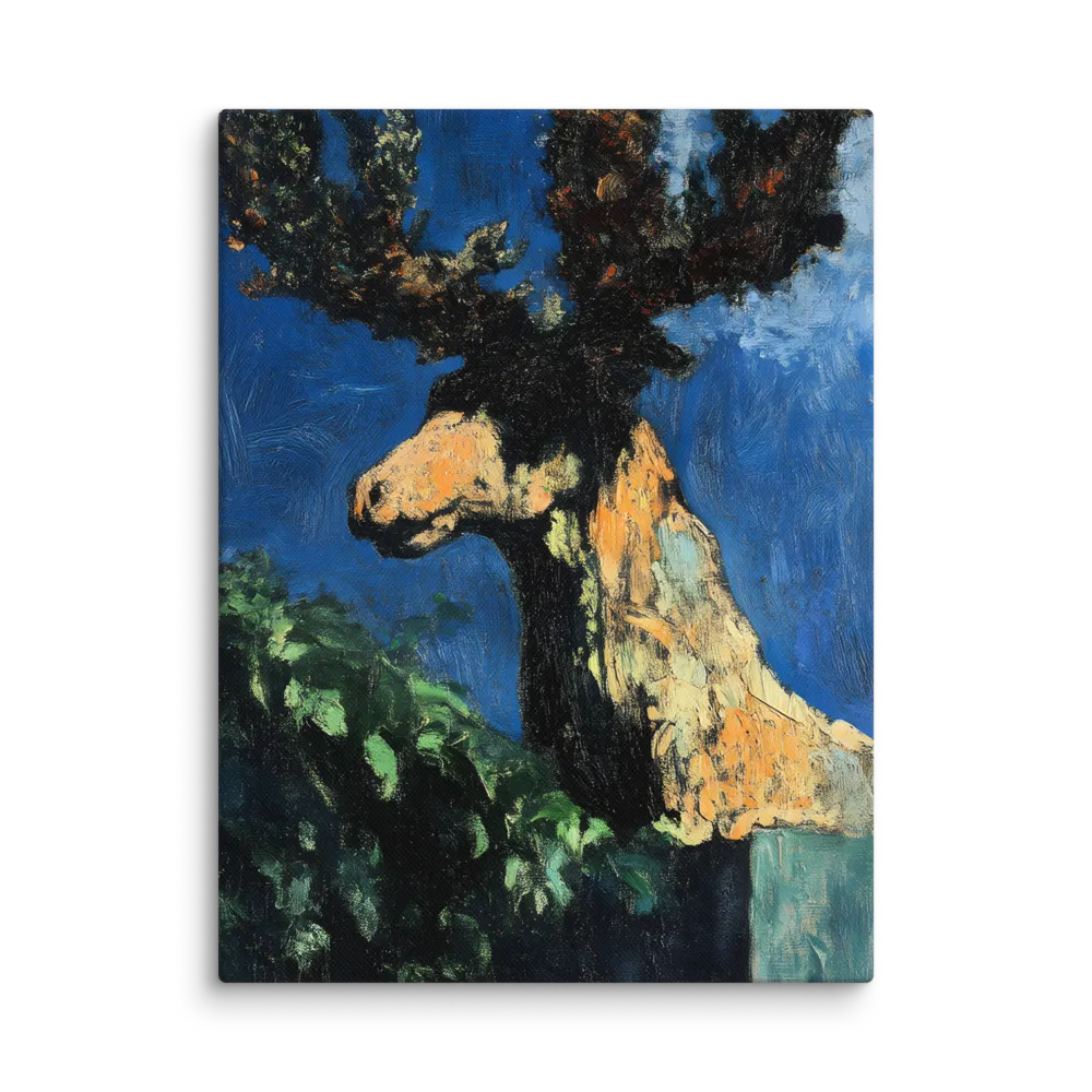 The Majestic Deer in Nature | Canvas | 12″×16″