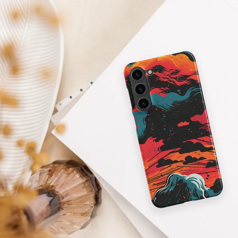 Ethereal Twilight: A Dramatic Landscape in Motion