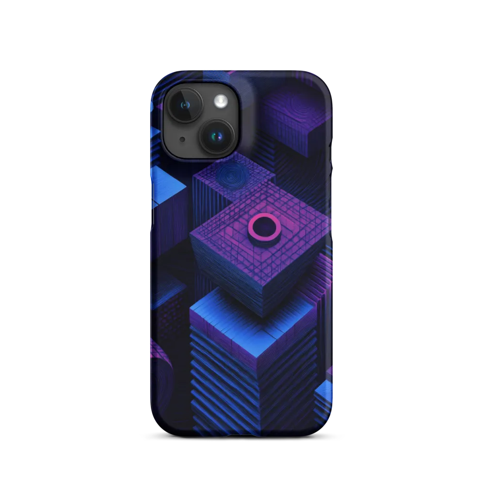 Geometric Dreams in Blue and Purple