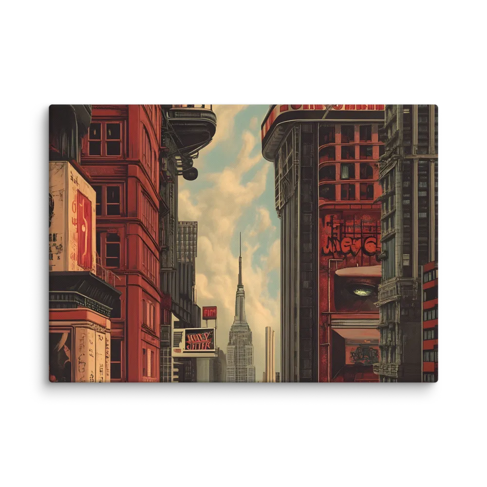 A Glimpse of Tomorrow: Urban Ambition | Canvas | 20″×28″