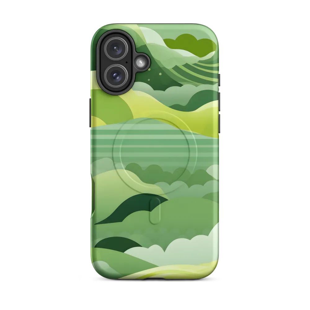 Tranquility in Green Waves