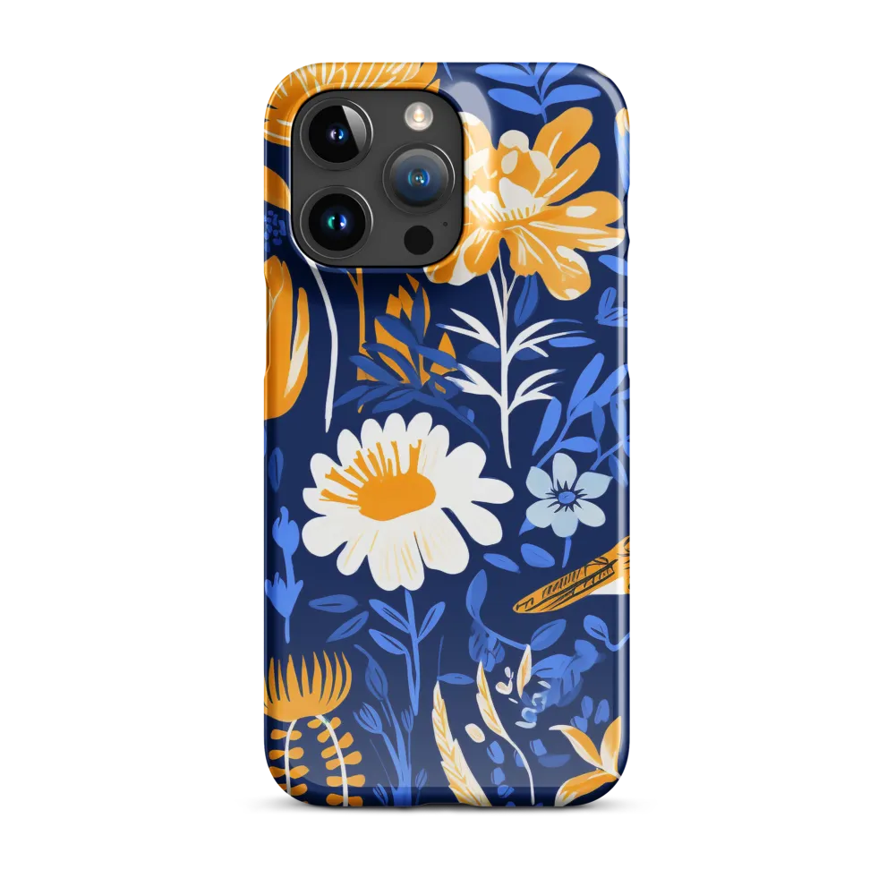 Floral Symphony | Phone Case |  15 Pro Max | Snap Case | Glossy