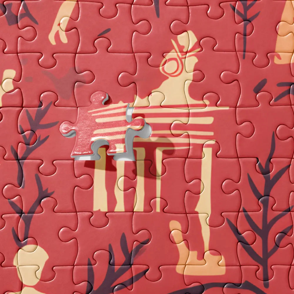 Harmony of Figures and Architecture | Jigsaw Puzzle | 252/520 pieces