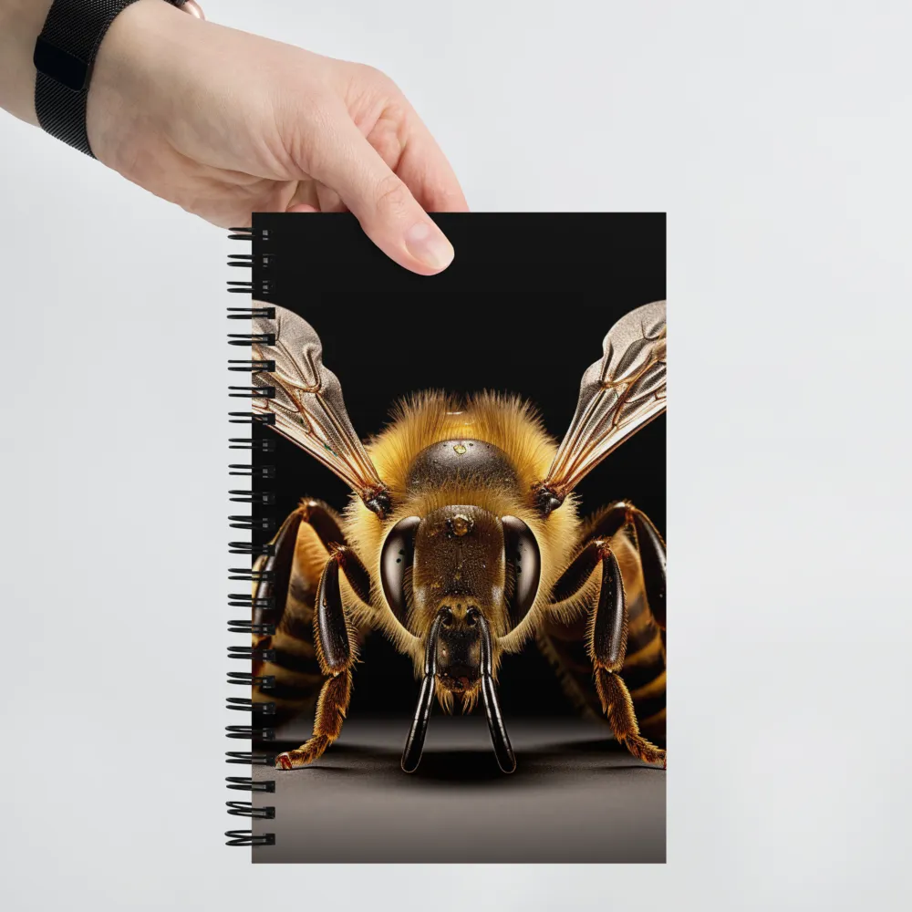 The Majesty of the Honeybee | Spiral Notebook