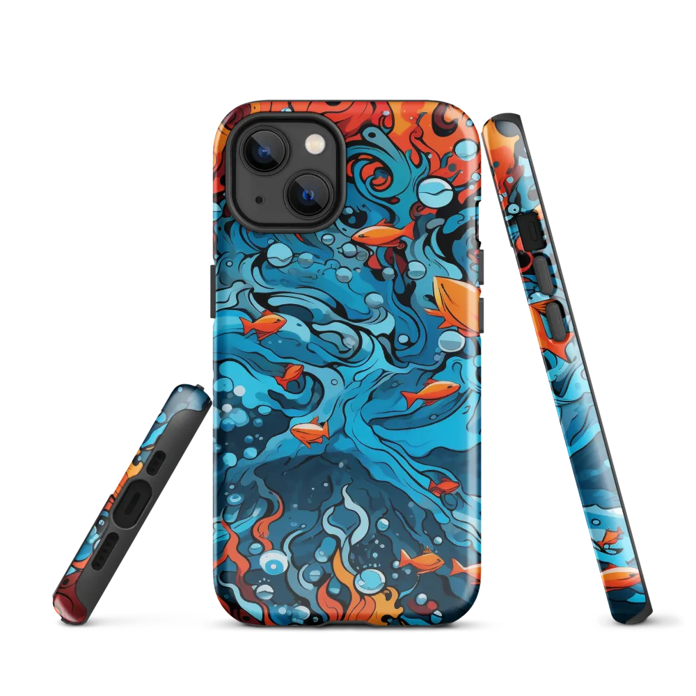 Fluid Harmony: Ocean and Flames