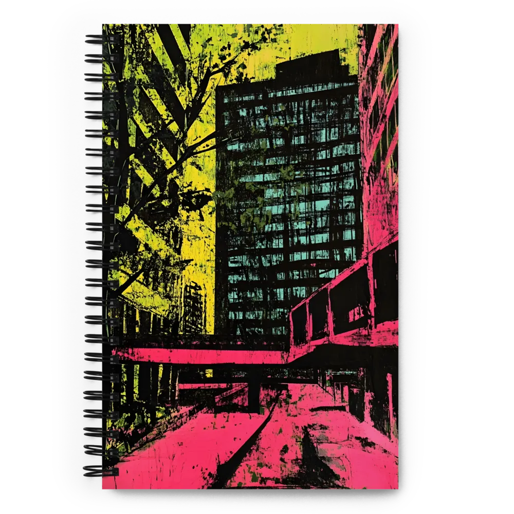 Neon Urbanity | Spiral Notebook