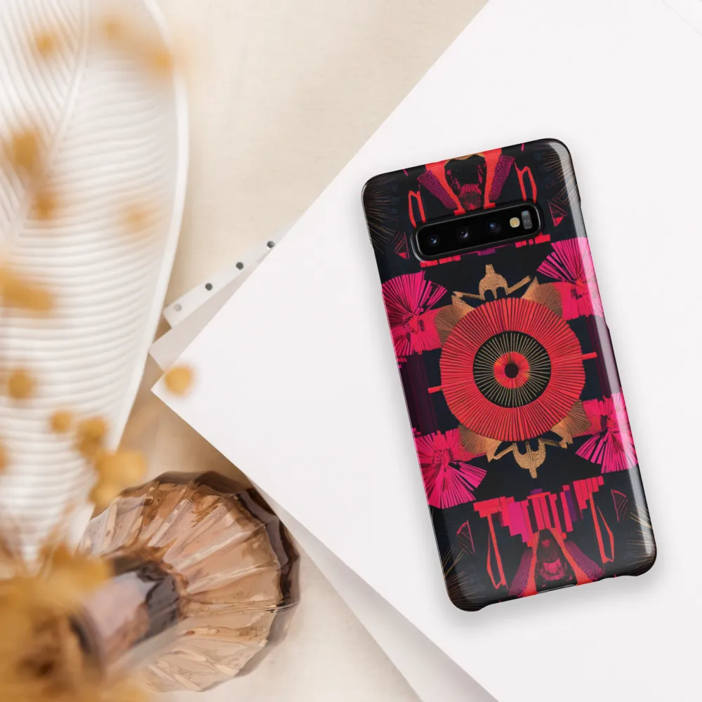 Dynamic Geometric Symphony | Phone Case |  S10 Plus | Snap Case | Glossy