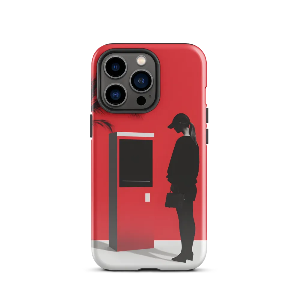Contemplation in Red | Phone Case |  13 Pro | Tough Case | Glossy