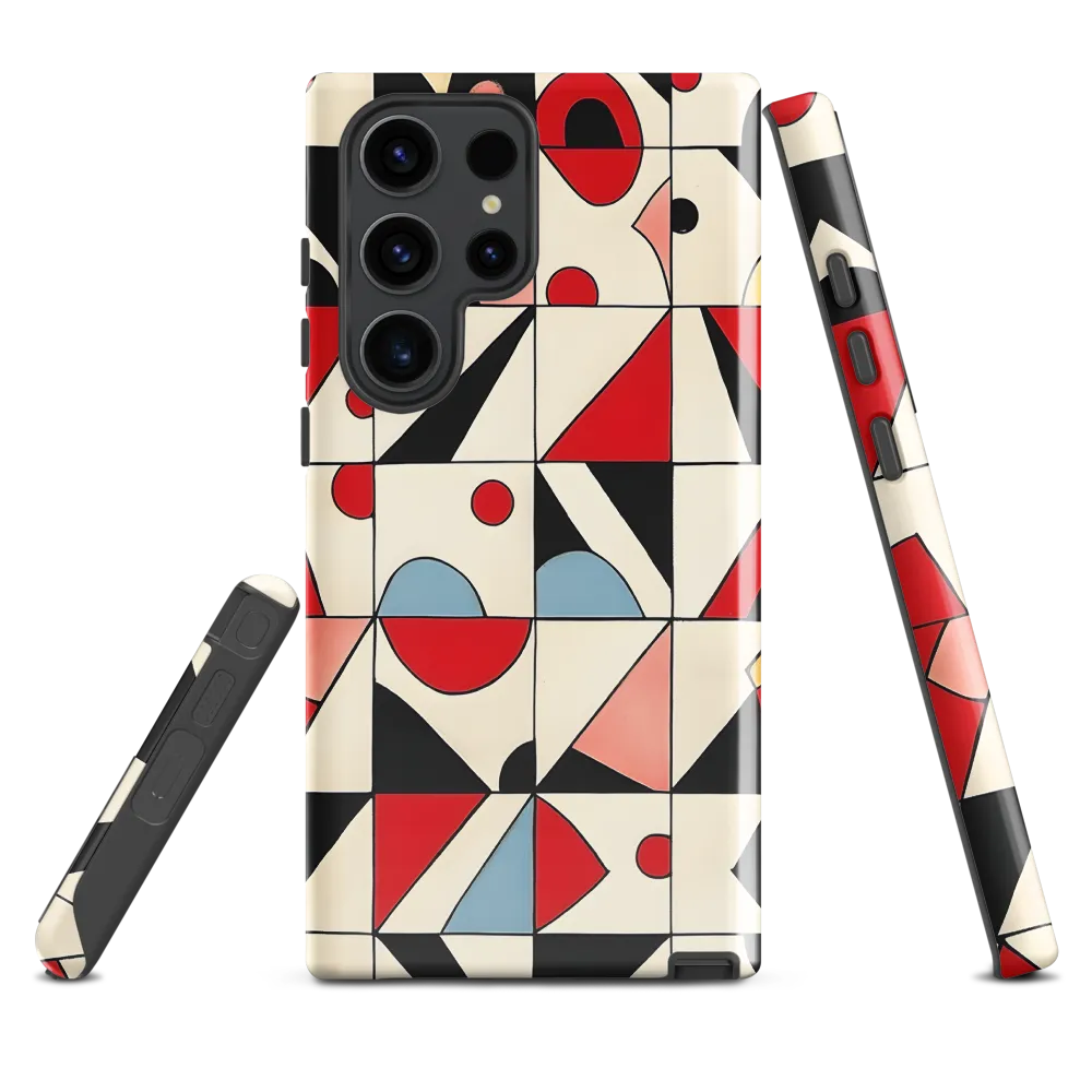 Dynamic Geometric Harmony | Phone Case |  S23 Ultra | Tough Case | Glossy