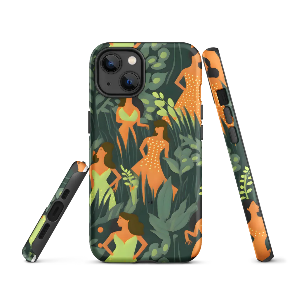 Playful Harmony in Patterns | Phone Case |  13 | Tough Case | Matte