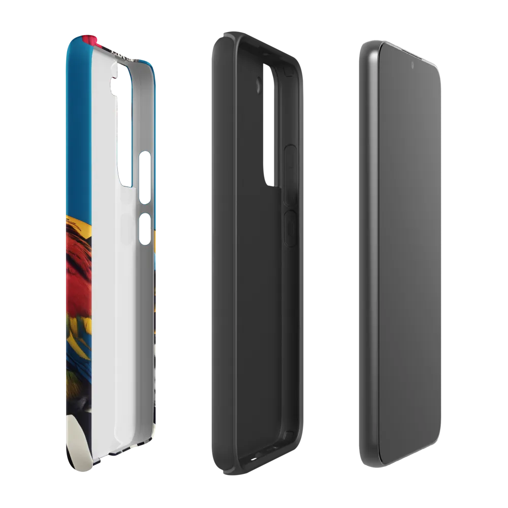 Vibrant Fusion of Flora and Fauna | Phone Case |  S22 Plus | Tough Case | Matte