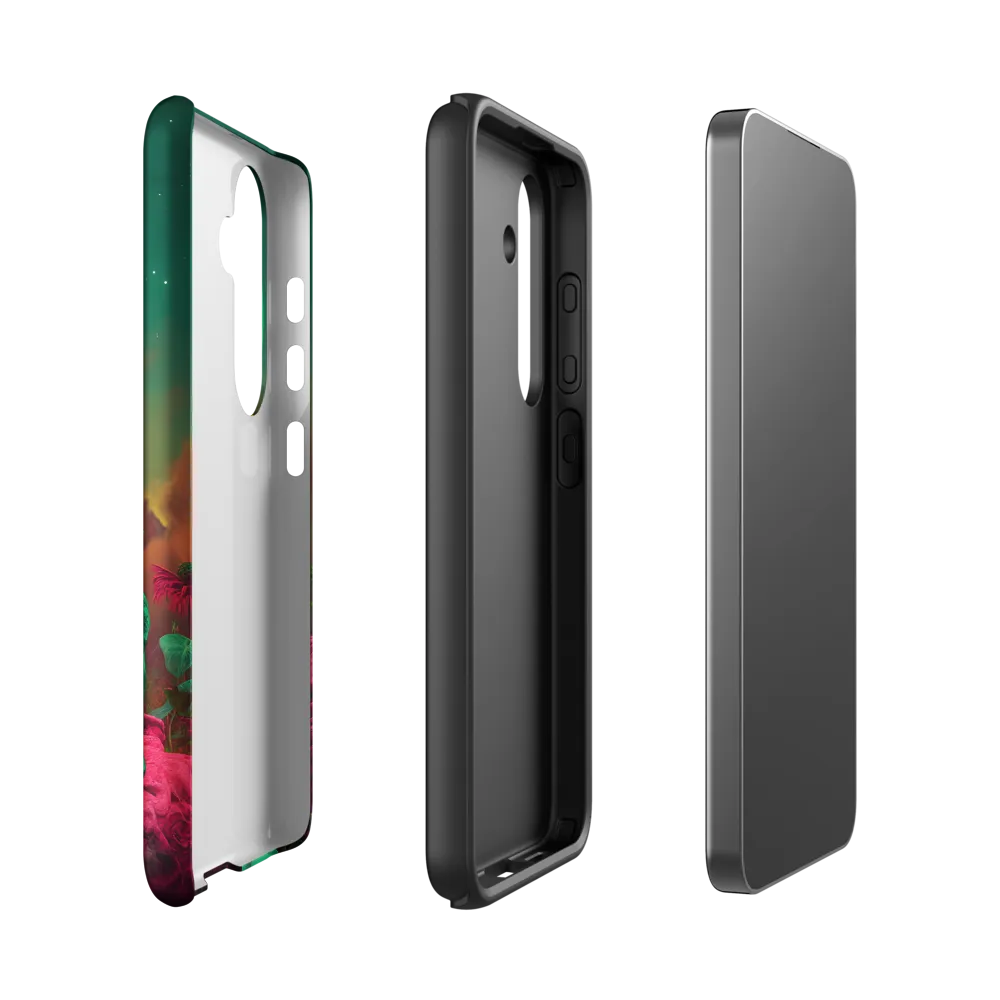Cosmic Reflection: An Astronaut's Journey | Phone Case |  S24 | Tough Case | Matte