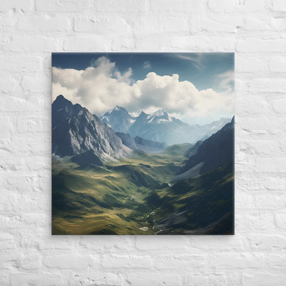 Serenity in the Mountains | Canvas | 30″×30″