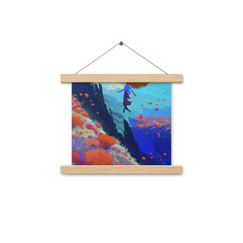 Whispers of Freedom | Poster With Oak Wood Hanger | 10″×10″