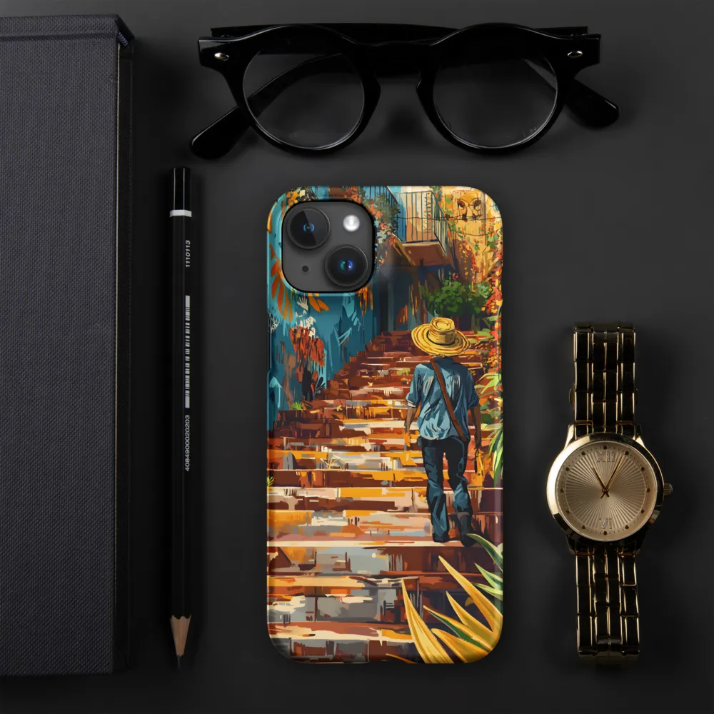 Steps to Adventure | Phone Case |  15 Plus | Snap Case | Matte