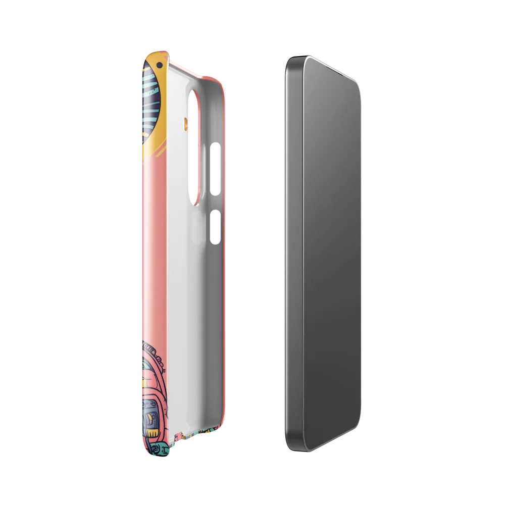 Exploration Beyond: A Digital Astronaut | Phone Case |  S24 | Snap Case | Glossy